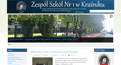 Desktop Screenshot of 1lo.krasnik.pl