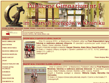 Tablet Screenshot of gimn1.krasnik.pl